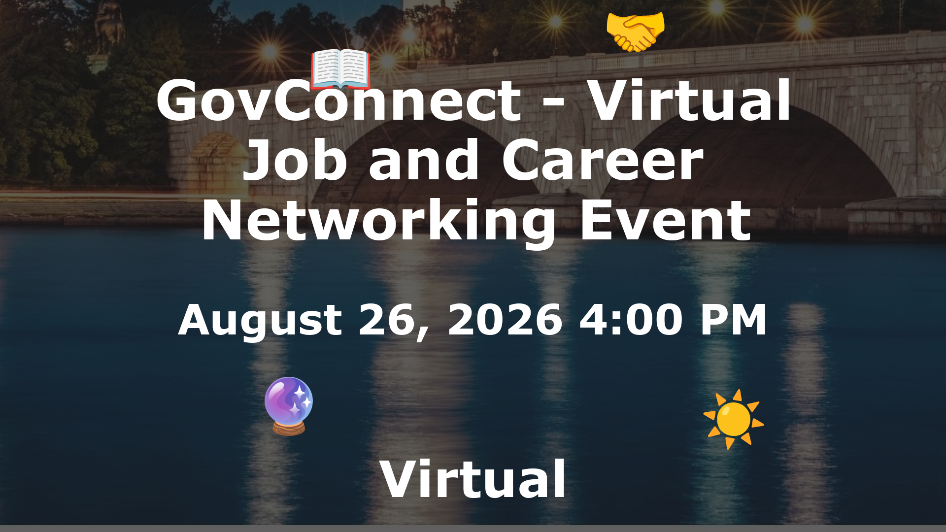GovConnect - Virtual Job and Career Networking Event event image